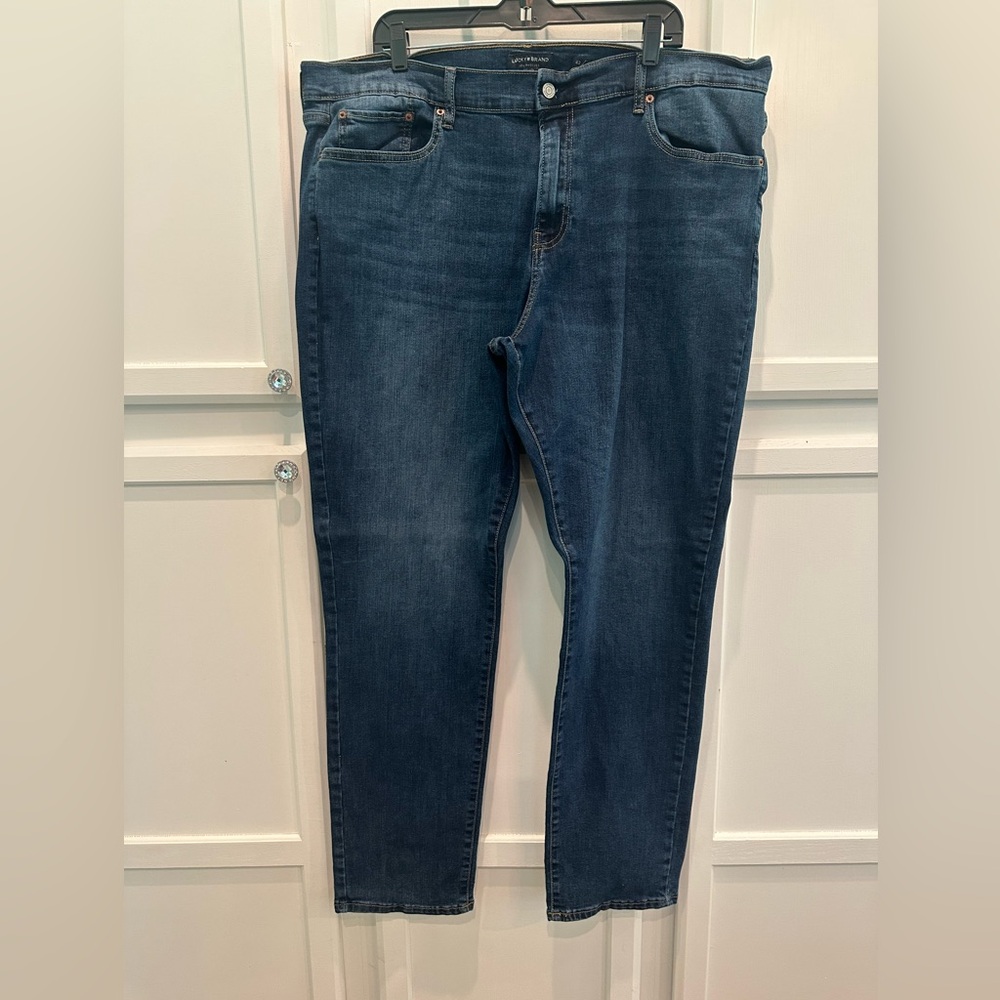 Men's 42x34 Lucky Brand Athletic Straight Jeans